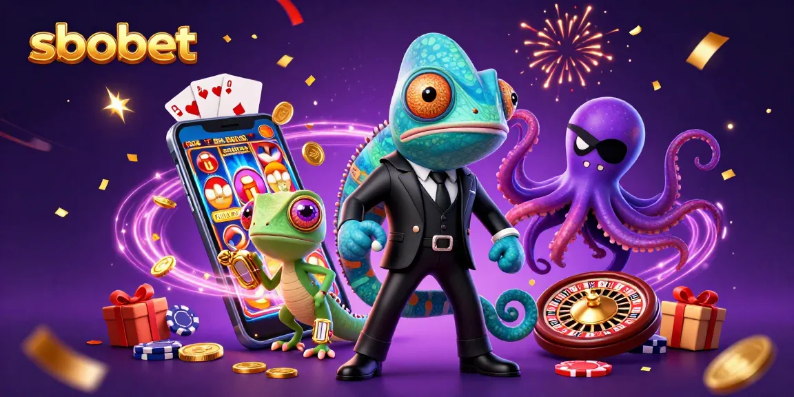 Menangkan judi slot sbobet dengan chameleon agen rahasia dan teman-teman hewan menarik.