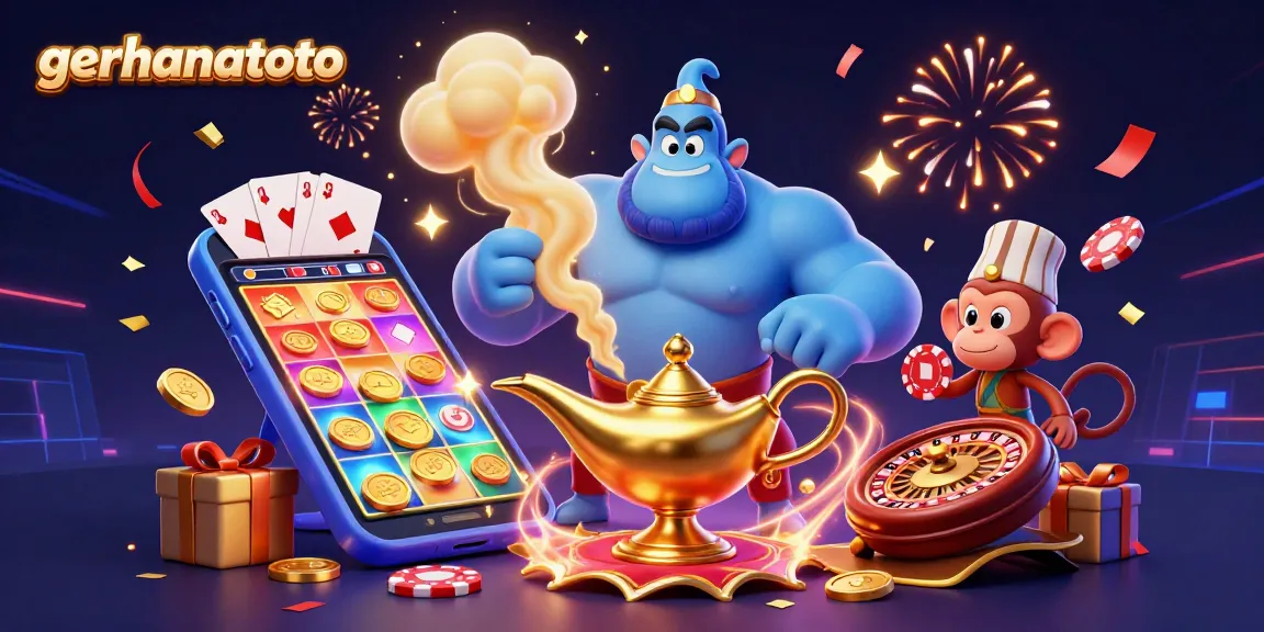 Rasakan keajaiban gerhanatoto dengan mesin slot berwarna cerah yang berputar dan koin emas!