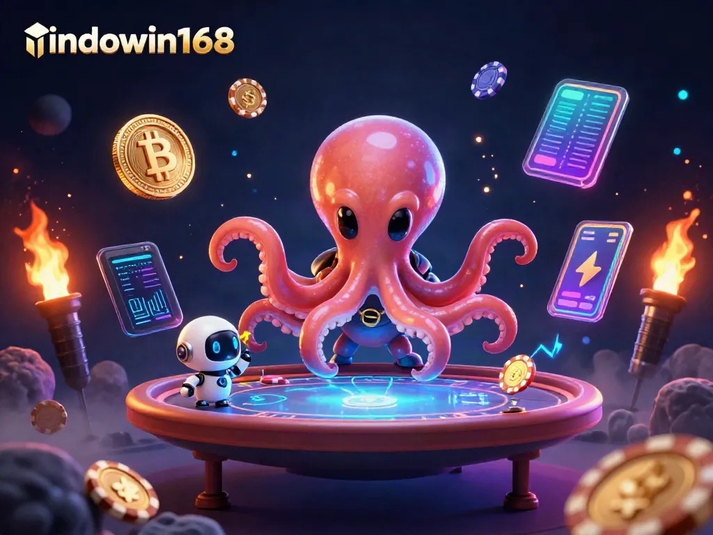 Indowin168 menyajikan permainan poker intergalaksi dengan karakter luar angkasa dan chip poker yang berputar.
