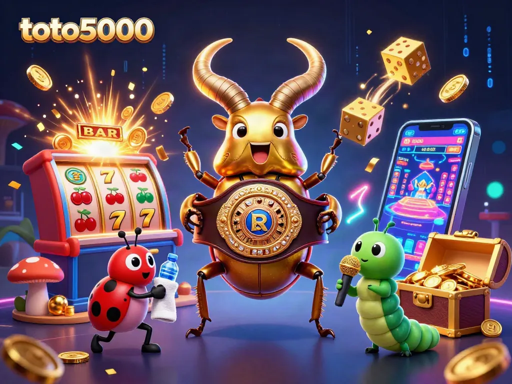 Engage in thrilling gameplay at toto5000 with vibrant slot machines and dynamic characters.