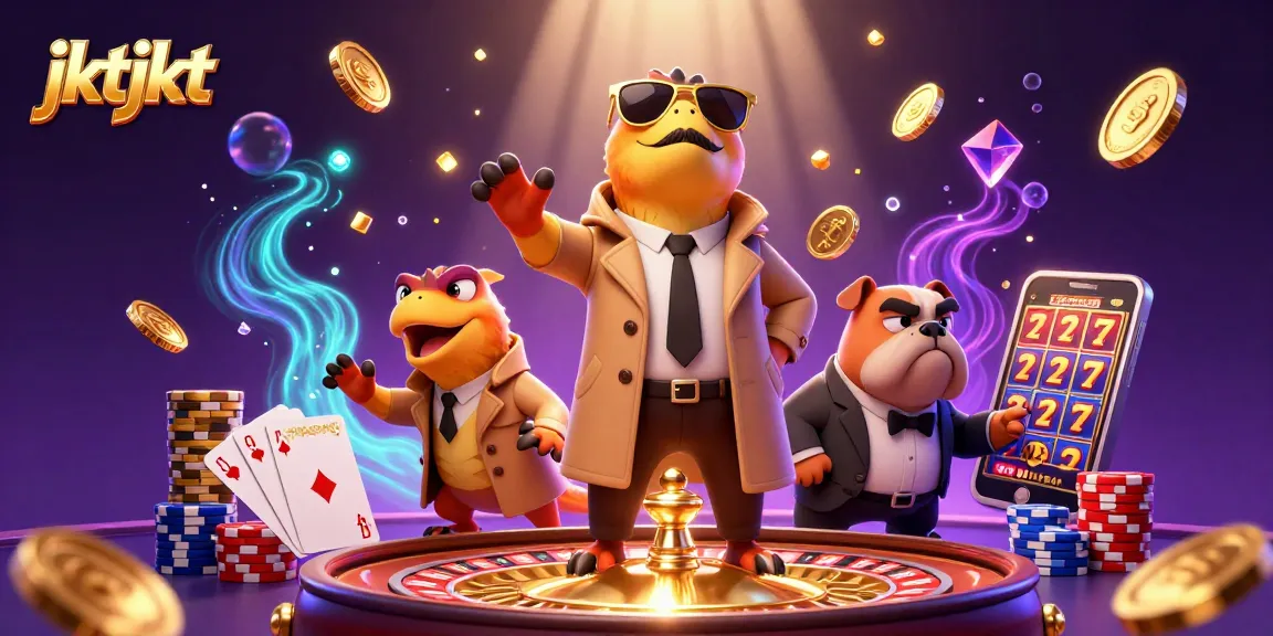 Raptor yang menyamar sebagai manusia di jktjkt, memasuki kasino elit dengan tumpukan chip dan kartu.
