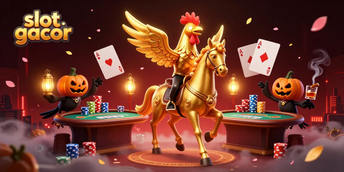 Pemain slot gacor menikmati pengalaman bermain yang mengasyikkan di kasino malam yang megah.