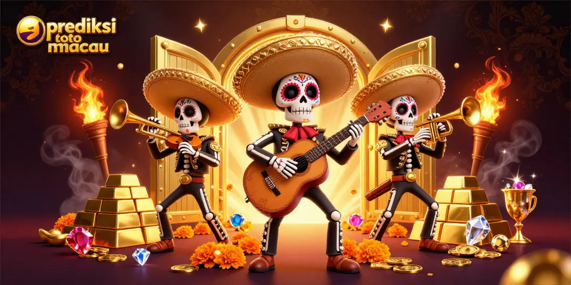 Engage with the thrilling atmosphere of prediksi toto macau through vibrant mariachi characters and golden treasures.