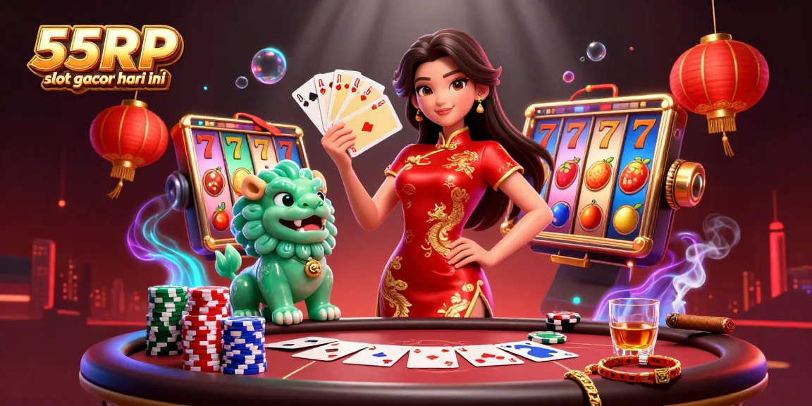Play 55RP slot gacor hari ini with excitement and dynamic wins at stunning virtual casino settings.