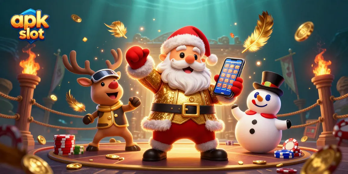 Menang besar dengan apk slot sambil menikmati ilustrasi kasino 3D yang meriah dan penuh warna.