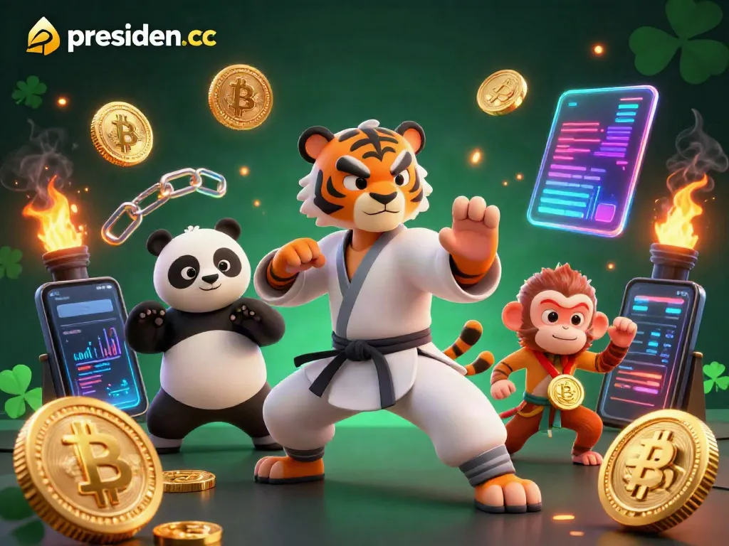 Engage with presiden cc by playing exciting games among vibrant 3D characters and dynamic crypto elements.