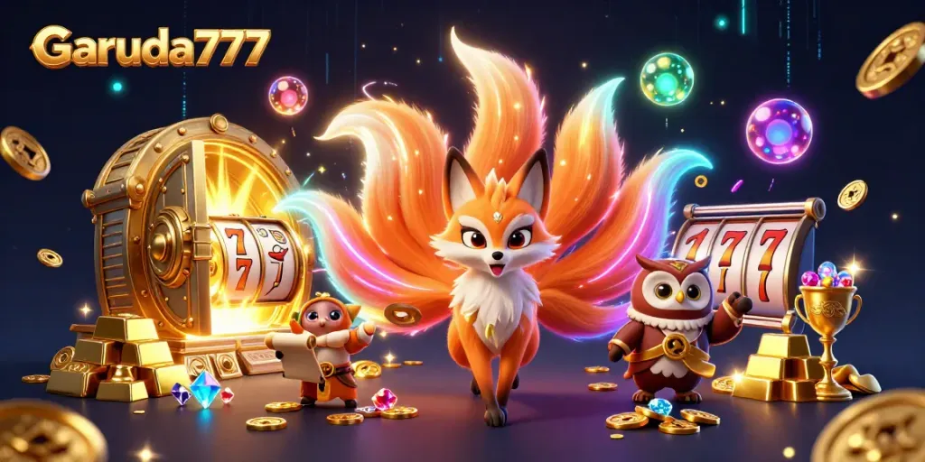 Menggairahkan permainan slot di Garuda777 dengan harta berkilau dan makhluk magis.