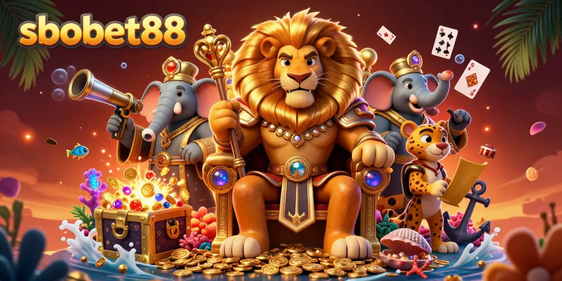 Place exciting bets with sbobet88 amidst treasures in this vibrant casino scene.