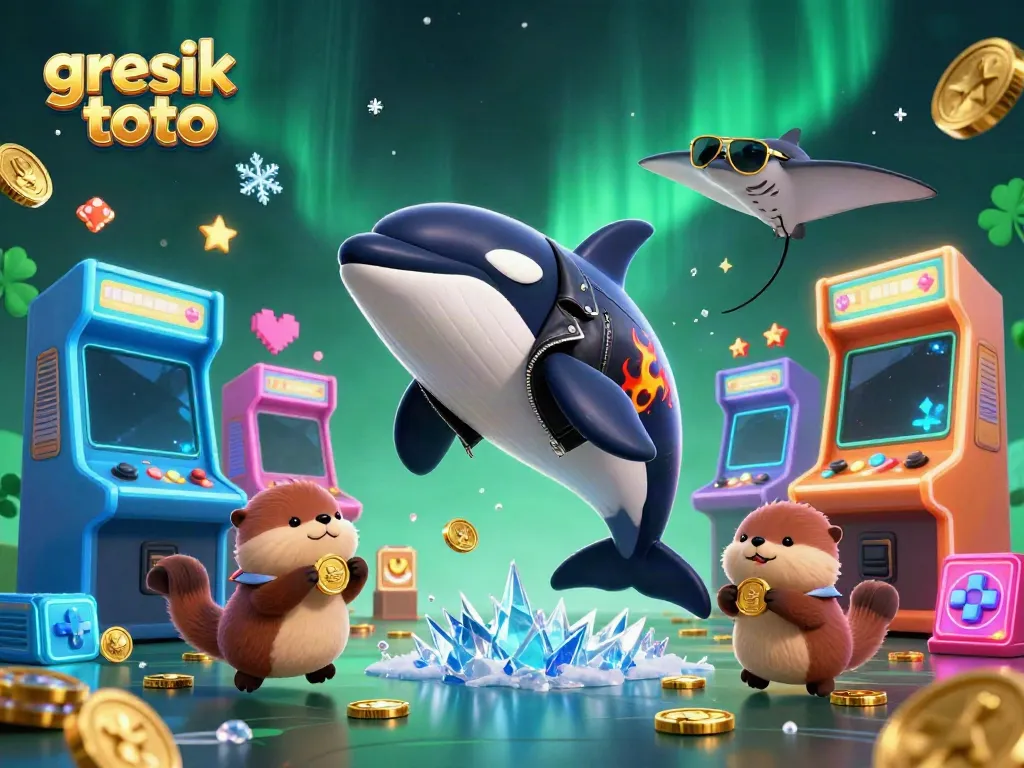 Gresik toto menyajikan dunia permainan kasino dengan orca, pari, dan berang-berang emas.