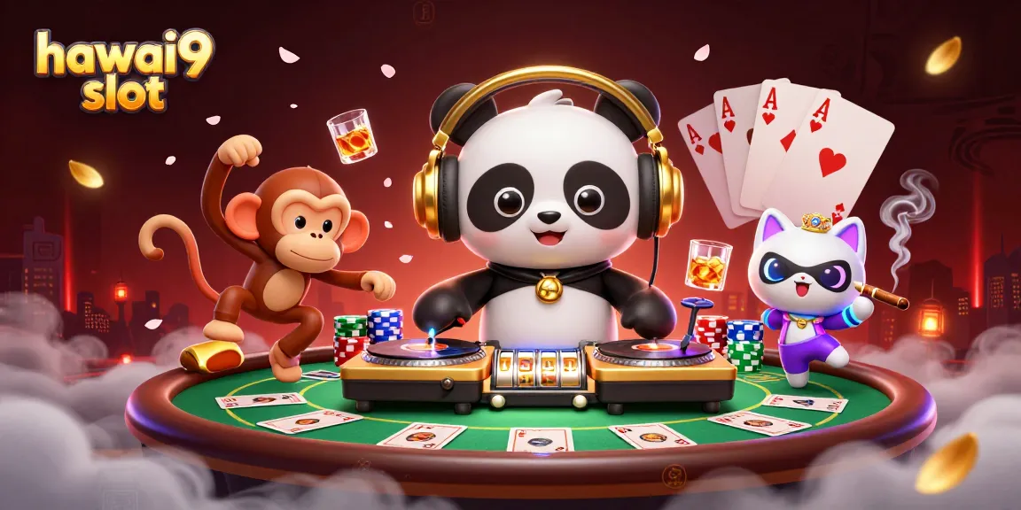 Experience fun with hawai9 slot while enjoying vibrant characters in a dynamic casino setting.