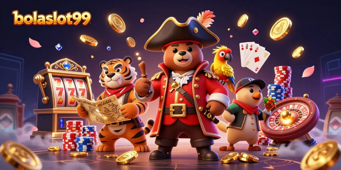Engage with bolaslot99 to win big in colorful 3D slots with pirate themes and vibrant gameplay.
