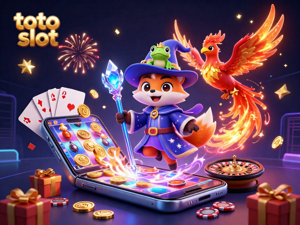 Menangkan hadiah di toto slot dengan permainan slot yang berwarna-warni.