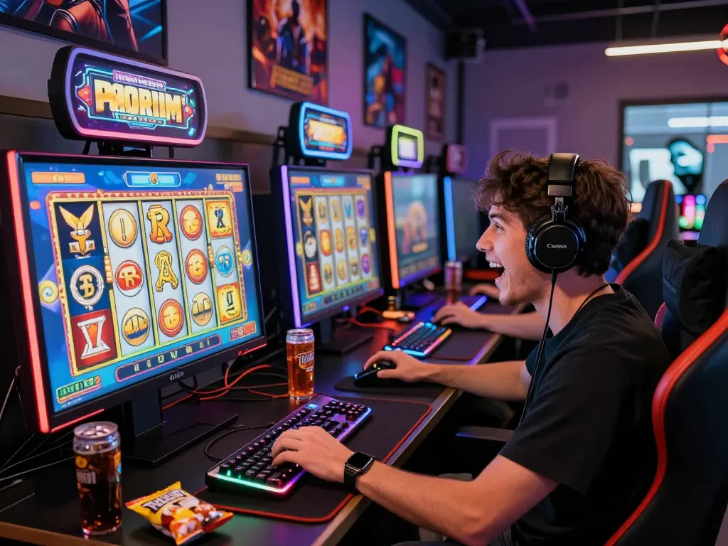 Momen menarik dalam permainan online dengan mesin slot VIRUS88 ditampilkan.
