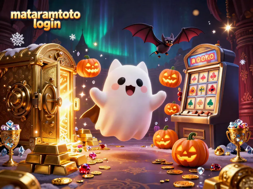 Experience the thrill of gambling with mataramtoto login in this vibrant, casino-themed illustration.