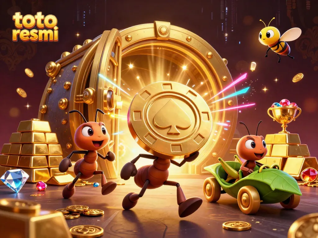 Permainan kasino toto resmi dengan karakter kartun unik dan harta karun mengesankan